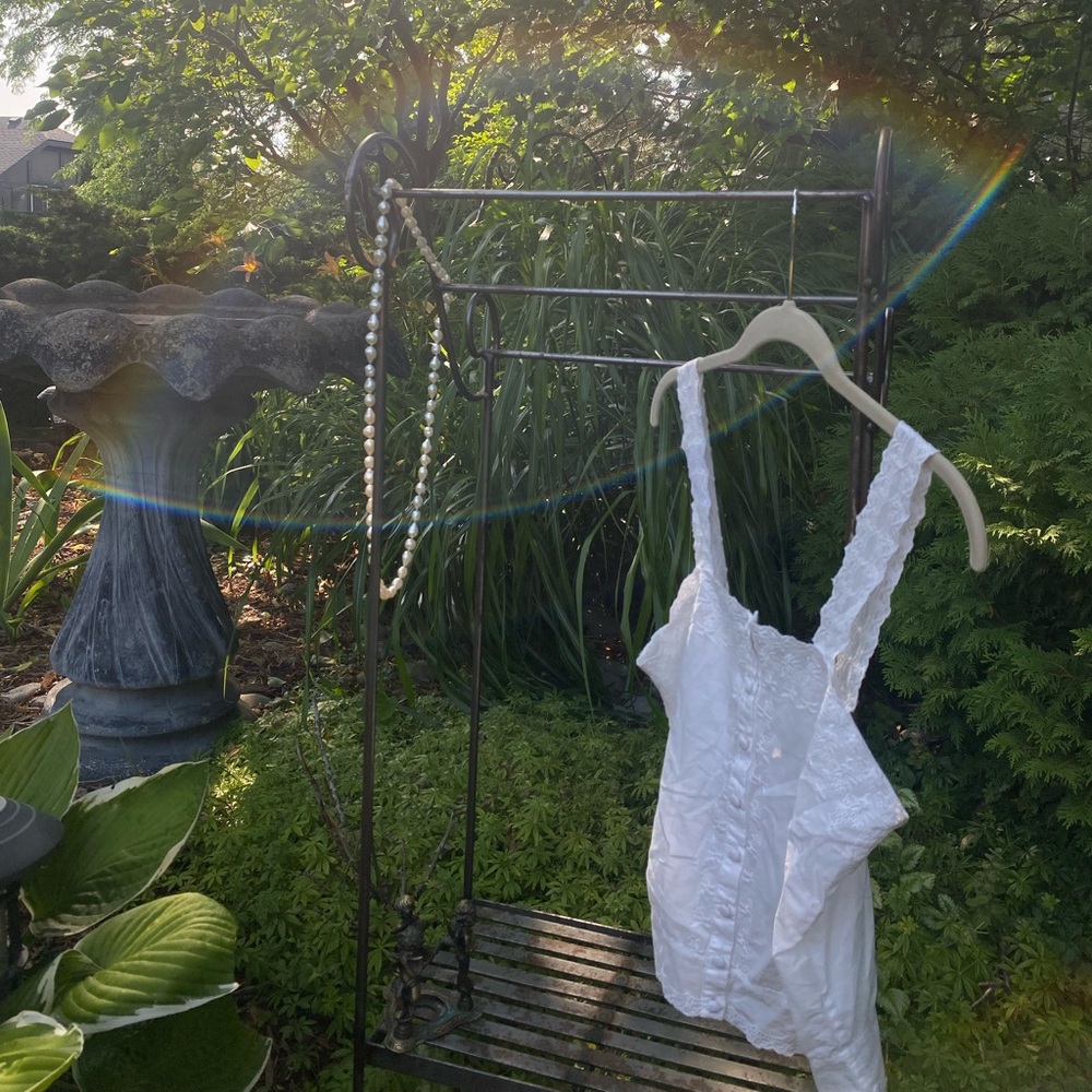 Chic White Lace Camisole